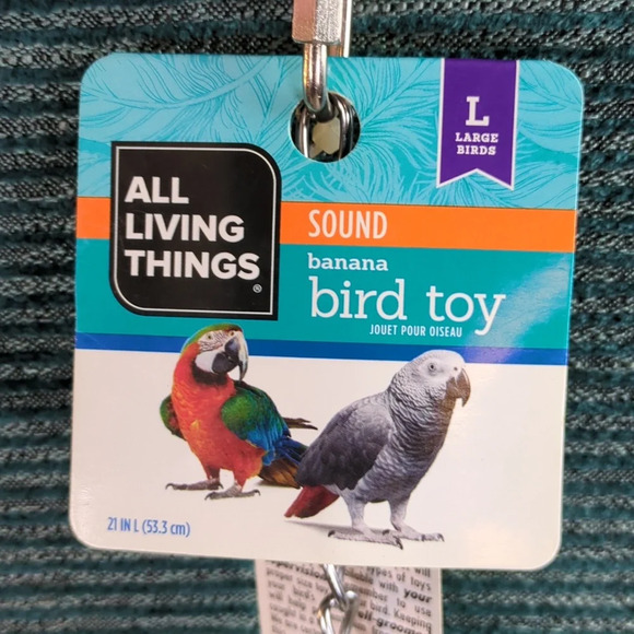 For Pet Rescue!  Banana Big Bird Toy All Living Things Brand NWT - Picture 7 of 8